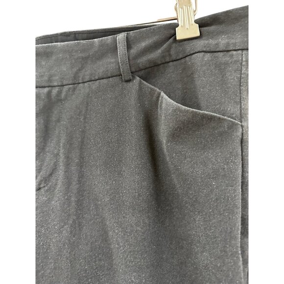 🌸3/$15🌸Charcoal Gray Gap Stretch Slacks with Front Pockets Clasp Closure sz 12 - Picture 8 of 8